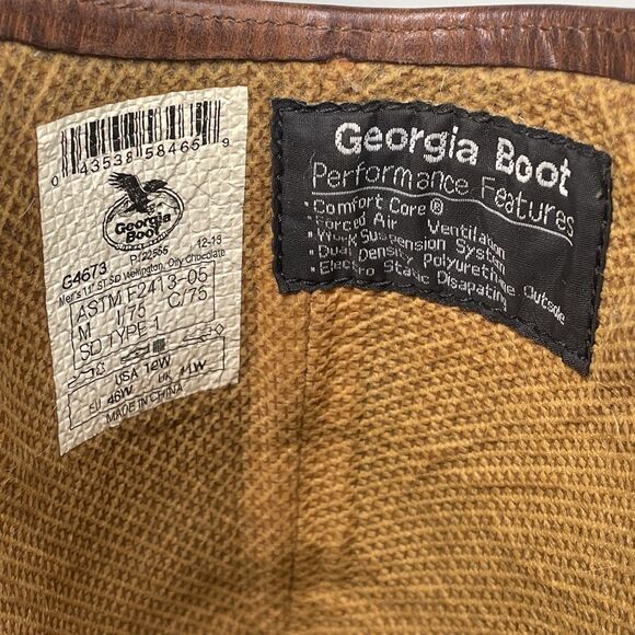 Georgia Boot Wellington Steel Toe Work Boots - Picture 10 of 10